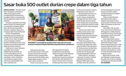 Amanah Ikhtiar Malaysia press coverage spread