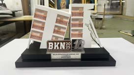 BKN 2025 awards and display material