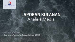 Monthly media analysis report cover