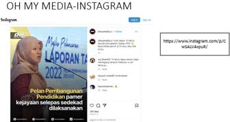 Oh My Media Instagram monitoring sample